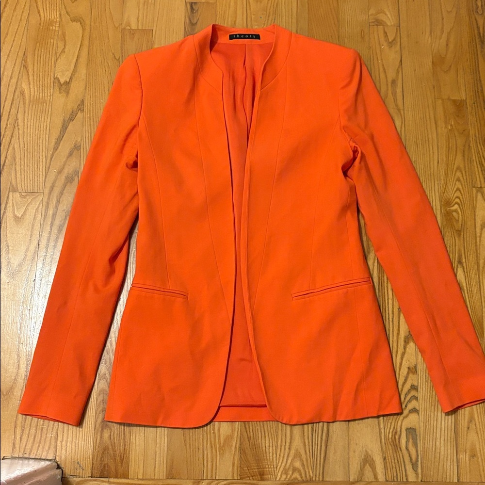 Theory Bold Orange Jacket